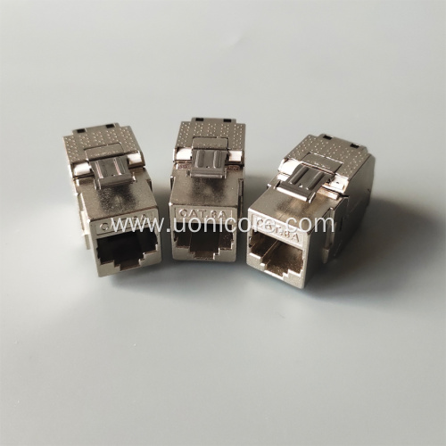 Keystone jack RJ45 cat6a unshielded commscope coupler